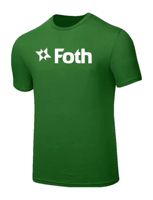 Seriously Soft Kelly Green T-Shirt w/Foth Logo