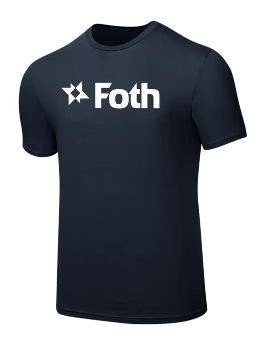 Seriously Soft Navy T-Shirt w/Foth Logo