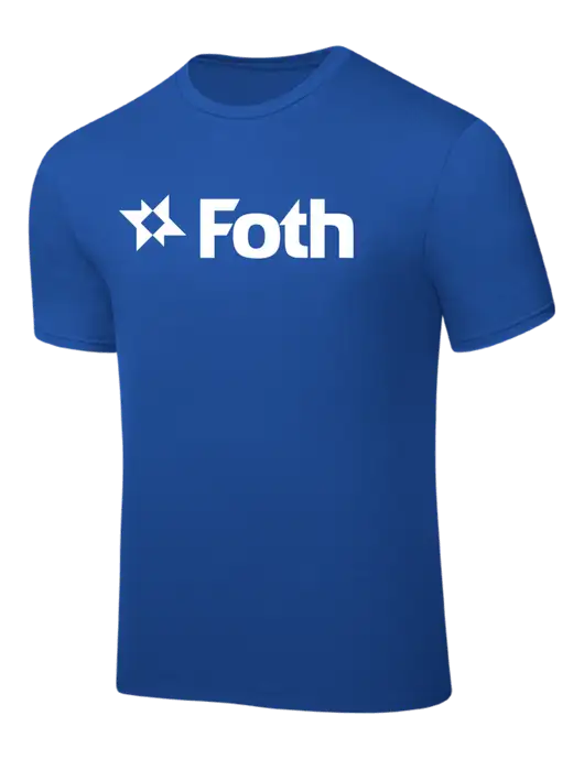 Royal PosiCharge Competitor Tee w/Foth Logo