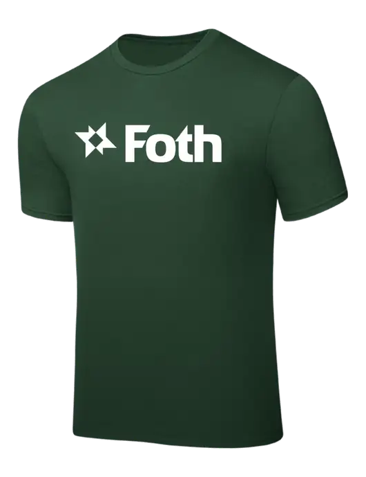 Dark Green PosiCharge Competitor Tee w/Foth Logo