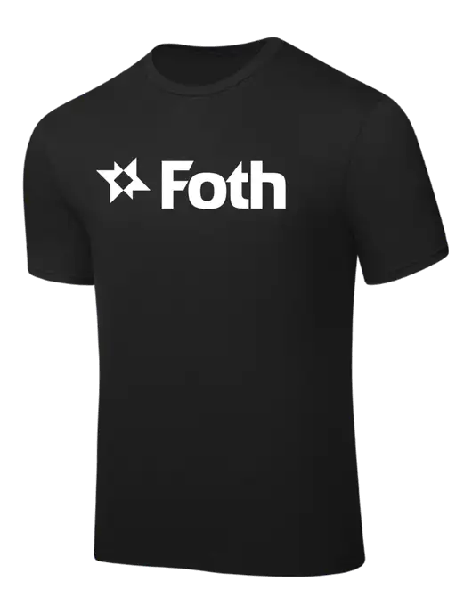 Black PosiCharge Competitor Tee w/Foth Logo