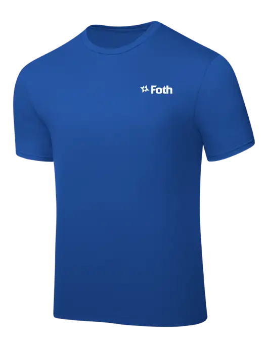 Royal PosiCharge Competitor Tee w/Foth Logo
