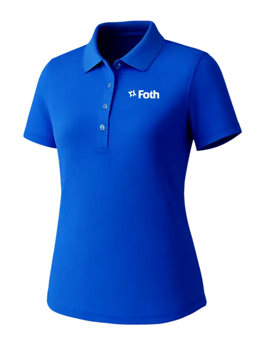 Callaway Womens Core Royal Performance Polo w/Foth Logo