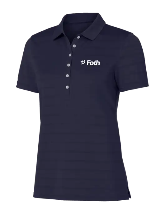 Callaway Womens Navy Ventilated Polo w/Foth Logo