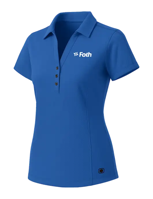 OGIO Womens Royal Blue ONYX Polo w/Foth Logo
