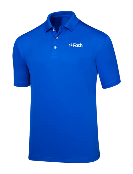Callaway Core Royal Blue Performance Polo w/Foth Logo