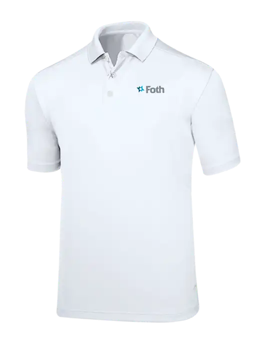 Callaway Core Bright White Performance Polo w/Foth Logo