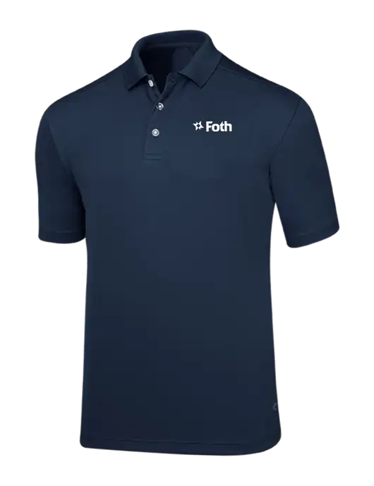 Callaway Core Navy Performance Polo w/Foth Logo