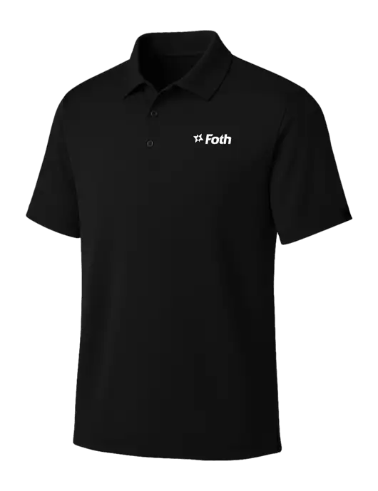 OGIO Blacktop Framework Polo w/Foth Logo