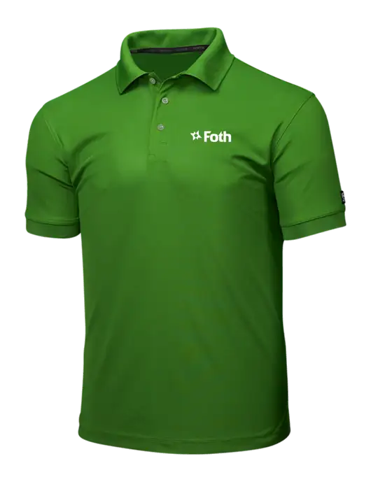 OGIO Dark Kelly Green Caliber 2.0 Polo w/Foth Logo