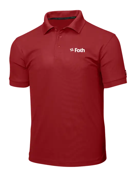 OGIO Red Caliber 2.0 Polo w/Foth Logo