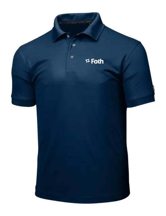 OGIO Navy Caliber 2.0 Polo w/Foth Logo