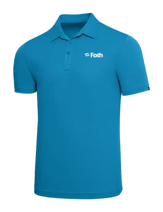 TravisMathew Sapphire Solid Oceanside Polo w/Foth Logo