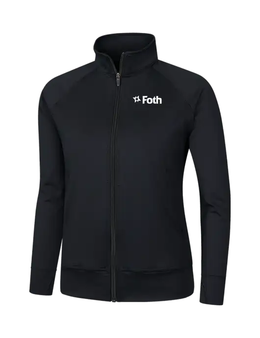 Womens Black NRG Fitness Jacket w/Foth Logo