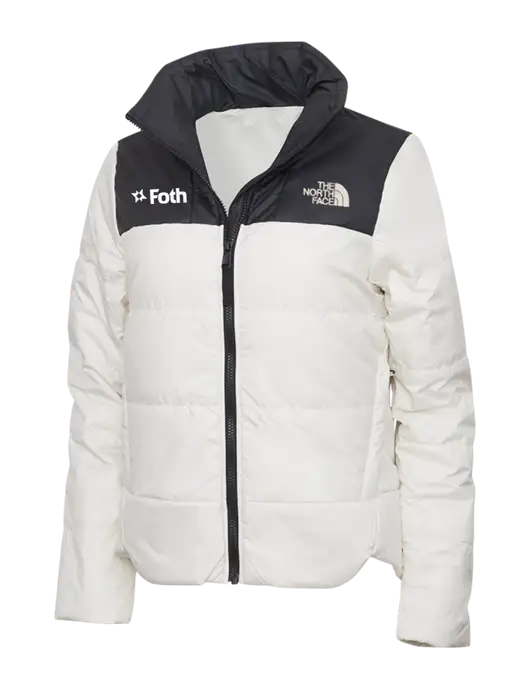 North Face Womens Vintage White Everyday Insulated Jacket w/Foth Logo