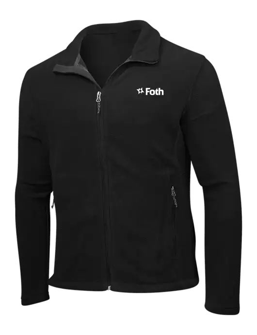 Black Fleece Jacket w/Foth Logo
