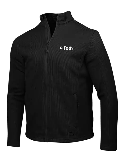 OGIO Blacktop Grit Fleece Jacket w/Foth Logo