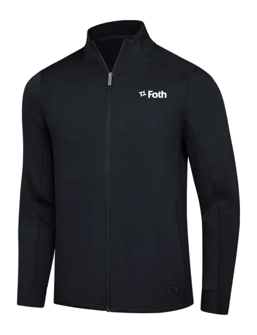 OGIO Black Transcend Full-Zip w/Foth Logo