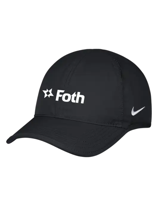Nike Black Featherlight Cap w/Foth Logo