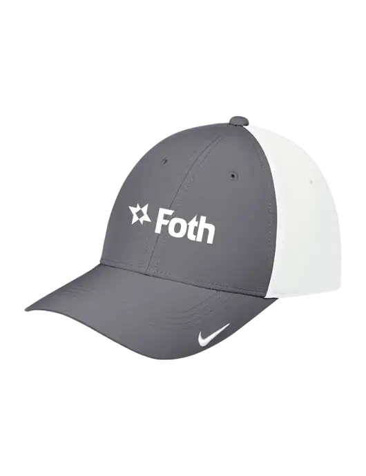 Nike Dark Grey/White Dri-FIT Legacy Cap w/Foth Logo