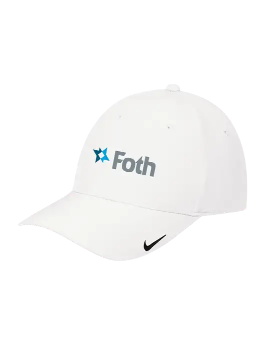Nike White Dri-FIT Legacy Cap w/Foth Logo