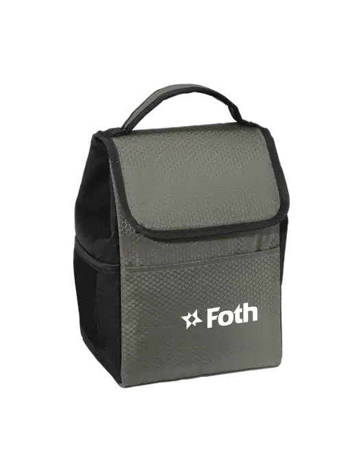 Lunch Bag Grey/Black Cooler w/Foth Logo