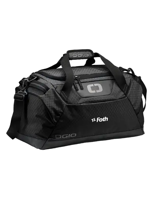 OGIO Black Catalyst Duffle
 w/Foth Logo