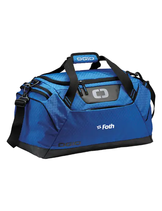 OGIO Royal Blue Catalyst Duffle
 w/Foth Logo