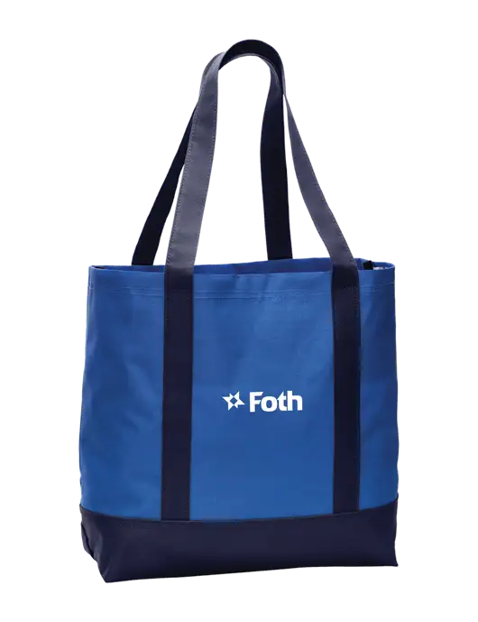 Carryall Blue/Navy Day Tote Twilight w/Foth Logo