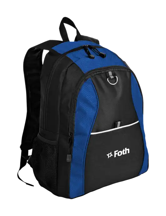 Honeycomb Twilight Blue/Black Backpack w/Foth Logo