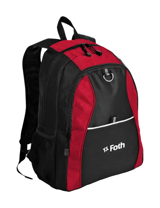 Honeycomb Red/Black Backpack w/Foth Logo