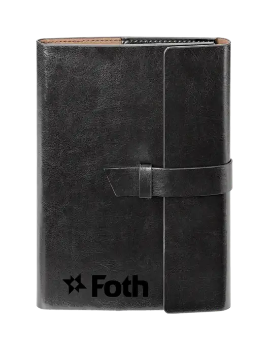 Fabrizio Black 6.875 x 9.56 Portfolio w/Foth Logo