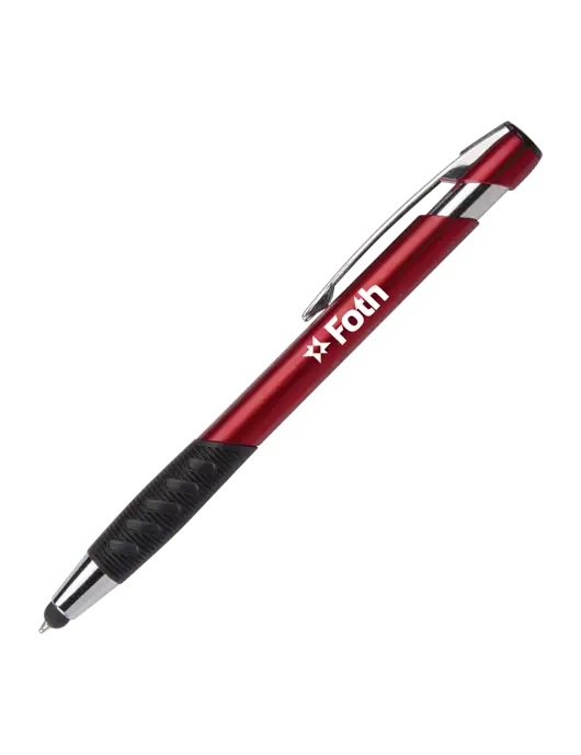 Alize Red Stylus Black Ink Pen w/Foth Logo