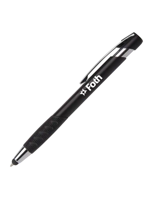 Alize Black Stylus Black Ink Pen w/Foth Logo