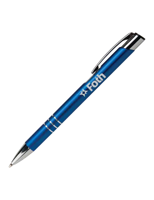 Laurent Blue Pen - Black Ink w/Foth Logo