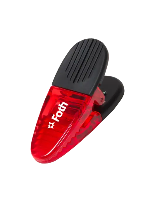 Magnetic Red Power Clip w/Foth Logo