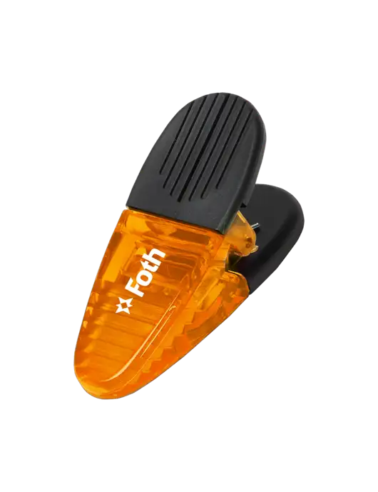 Magnetic Orange Power Clip w/Foth Logo