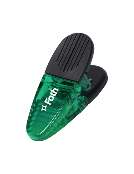 Magnetic Green Power Clip w/Foth Logo