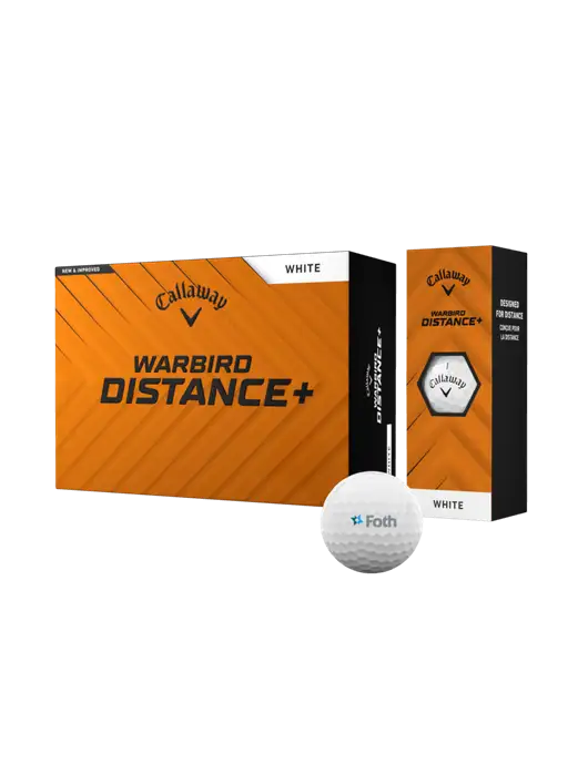 Callaway Warbird Distance Golf Balls 12/pk w/Foth Logo