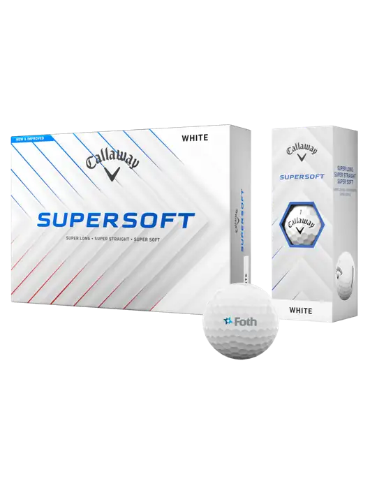 Callaway Supersoft Golf Balls 12/pk w/Foth Logo